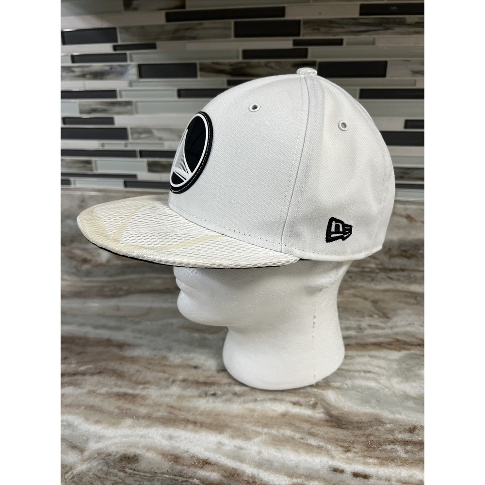 New Era Golden State Warriors "Strength In Numbers" Hat NBA White SnapBack - Picture 3 of 10